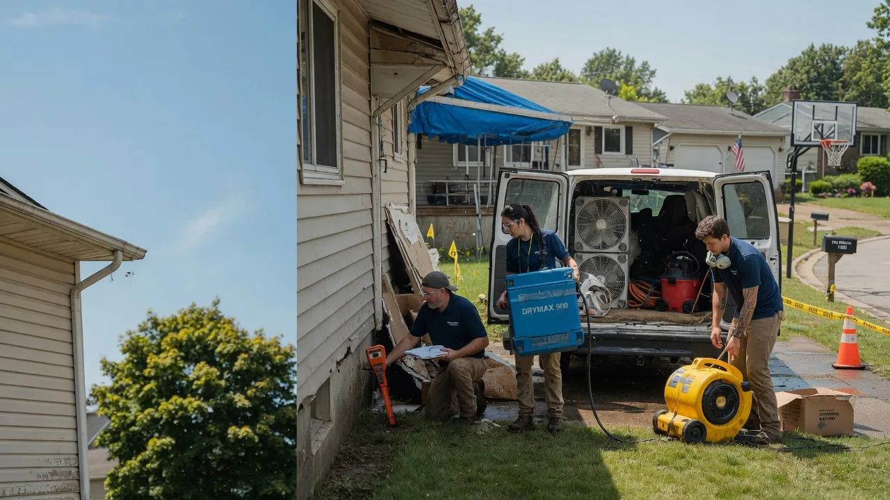 Ceiling Leak Cleanup in Springport, IN near me